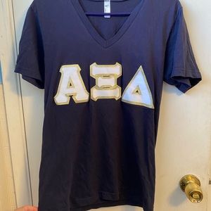 Alpha xi delta stitched letters